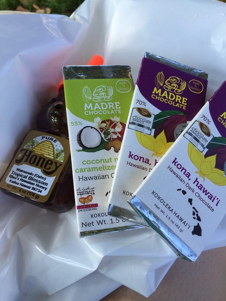 Madre Chocolate bars at KCC Farmers Market